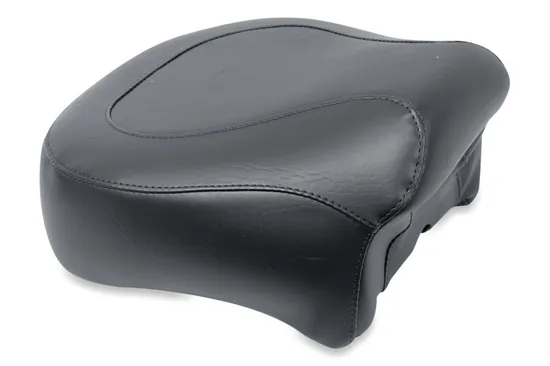 Mustang Black Wide Touring Rear Passenger Pillion Seat