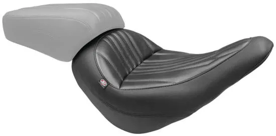Mustang Black Dagger Stitch Touring Solo Driver Seat