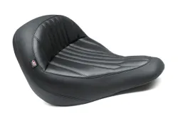Mustang Black Dagger Stitch Touring Solo Driver Seat