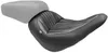 Mustang Black Dagger Stitch Touring Solo Driver Seat