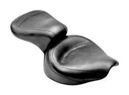 Mustang Black 2 Up Wide Touring 1pc Seat