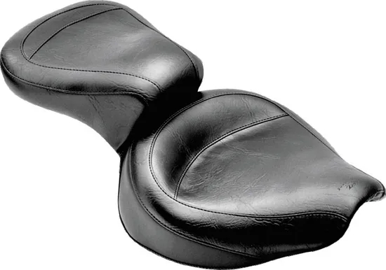 Mustang Black 2 Up Wide Touring 1pc Seat