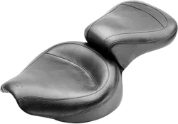 Mustang Black 2 Up Wide Touring 1pc Seat