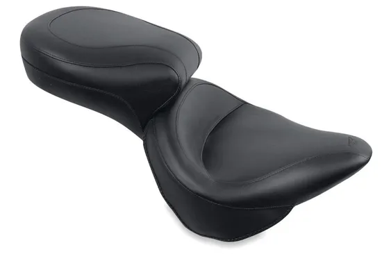 Mustang Black  2 Up Wide Touring 1pc Seat