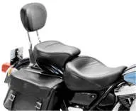 Mustang Black 2 Up Wide Touring 1pc Seat