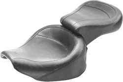 Mustang Black 2 Up Wide Touring 1pc Seat