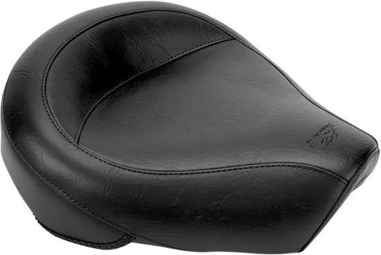 Mustang Black Wide Touring Front Solo Driver Seat