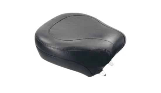 Mustang Black Wide Touring Rear Passenger Pillion Seat 3