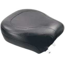 Mustang Black Wide Touring Rear Passenger Pillion Seat