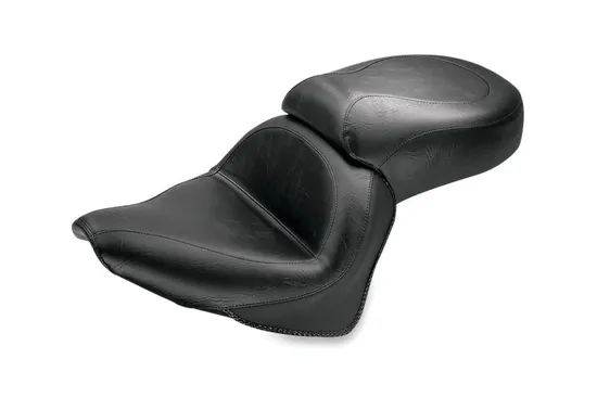 Mustang Black Vintage Wide Touring 1pc Seat 2