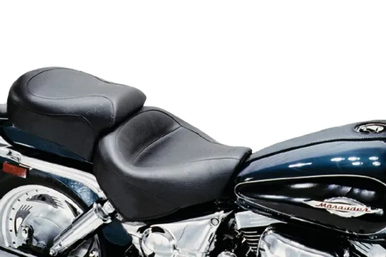 Mustang Black Vintage Wide Touring 2pc Seat