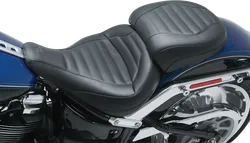 Mustang Black Tuck  Roll Touring Solo Driver Seat