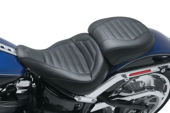 Mustang Black Tuck & Roll Standard Touring Rear Passenger Seat