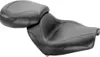 Mustang Black Sport Touring Solo Seat w Backrest