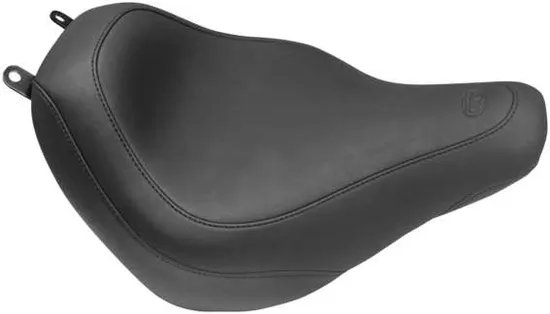 Mustang Black Wide Tripper Front Solo Seat