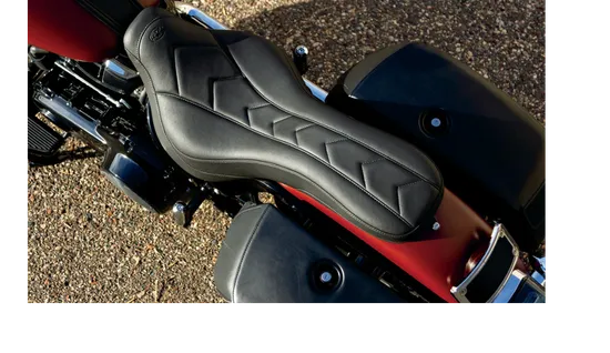 Mustang Black Apex Stitch 2 Up DayTripper 1 Pc Seat