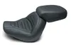 Mustang Black Trapizoid Stitch Max Profile Solo Touring Seat