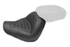 Mustang Black Trapizoid Stitch Max Profile Solo Touring Seat