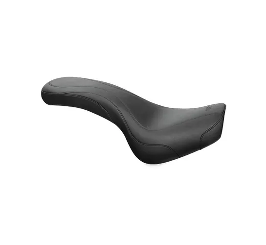 Mustang Black Studded Wide Touring 2pc Seat w Conchos