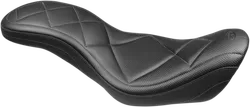 Mustang Black Carbon Gunmetal Stitch Super Tripper 1 pc Seat
