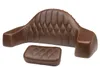 Mustang Brown Diamond Stitch Passenger Pad w Armrest