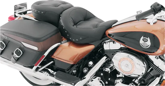 Mustang Black Pearl Studded Regal Standard Touring Seat