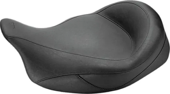 Mustang Black Super Touring Solo Seat Extended Reach