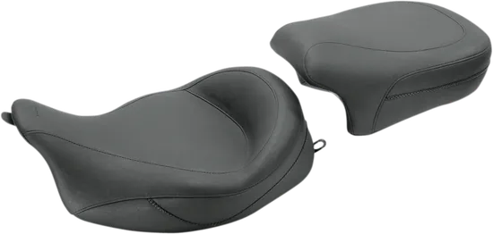 Mustang Black Super Touring Solo Seat Extended Reach