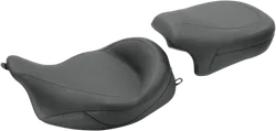 Mustang Black Super Touring Solo Seat Extended Reach
