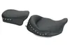 Mustang Black Studded Super Touring Front Solo Driver Seat