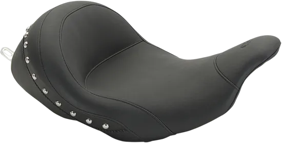 Mustang Black Studded Touring Front Solo Driver Seat