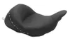 Mustang Black Pearl Studded Lowdown Touring Solo Driver Seat