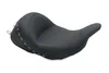 Mustang Black Pearl Studded Lowdown Touring Solo Driver Seat