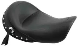 Mustang Chrome Studded Touring Solo Seat 2