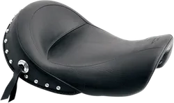 Mustang Chrome Studded Touring Solo Seat