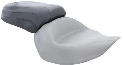 Mustang Black Wide Touring Rear Passenger Pillion Seat