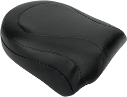 Mustang Black Wide Touring Rear Passenger Pillion Seat