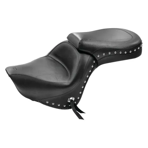 Mustang Black Studded Touring 1 pc Seat Conchos