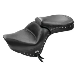 Mustang Black Studded Touring 1 pc Seat Conchos
