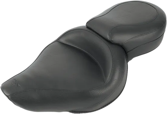 Mustang Black  2 Up Wide Touring 1pc Seat