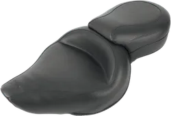 Mustang Black  2 Up Wide Touring 1pc Seat