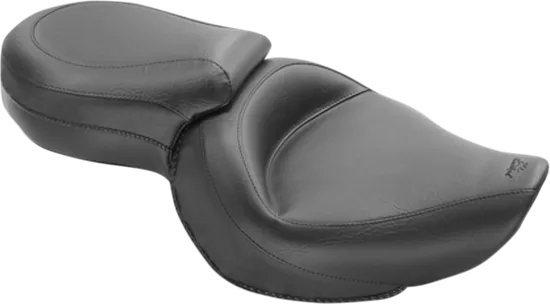 Mustang Black  2 Up Wide Touring 1pc Seat