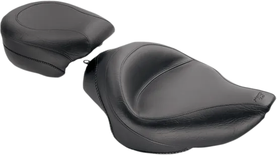 Mustang Black Wide Touring Front Solo Driver Seat