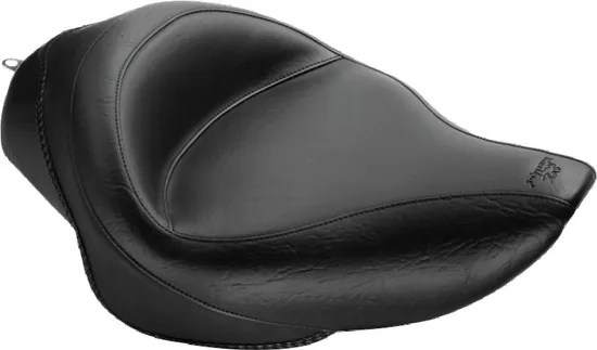 Mustang Black Wide Touring Front Solo Driver Seat