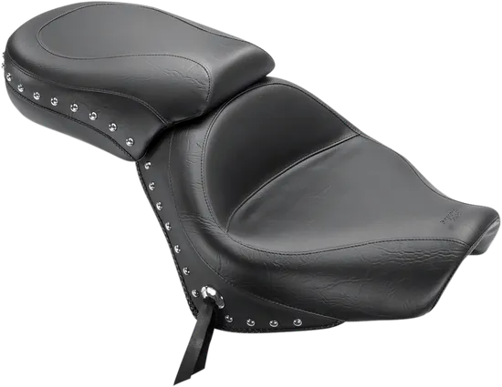 Mustang Studded Wide Touring 2pc Seat Conchos