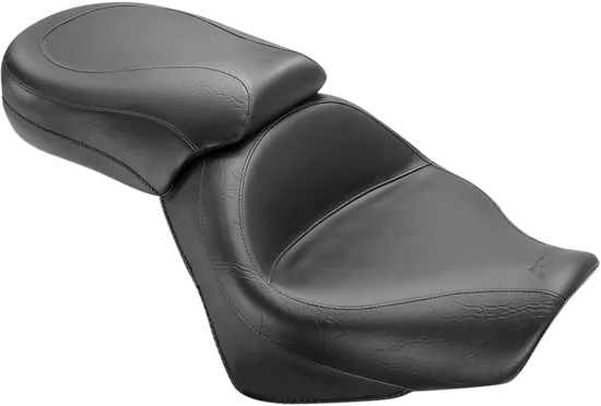 Mustang Black Vintage Wide Touring 2pc Seat