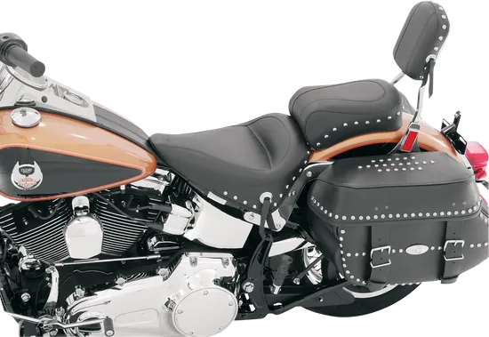 Mustang Black Studded Touring Passenger Seat 3