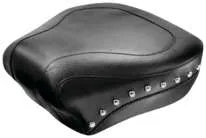 Mustang Black Studded Wide Touring Rear Passenger Pillion Seat 2