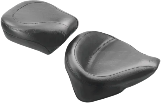 Mustang Black Wide Touring Front Solo Driver Seat