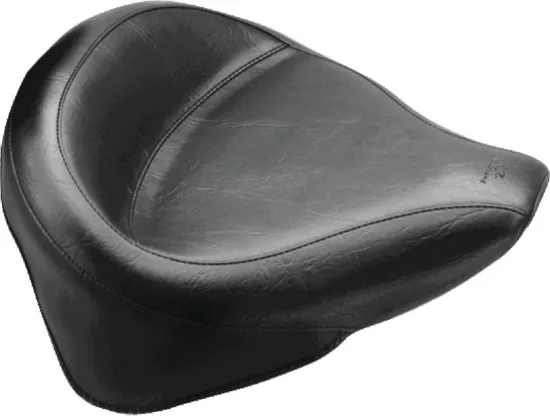 Mustang Black Wide Touring Front Solo Driver Seat